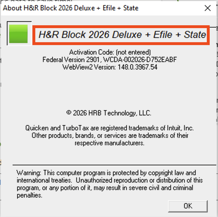 software version display